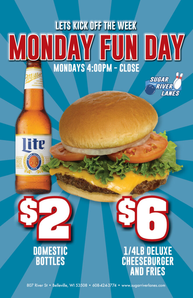 Monday Fun Day Specials