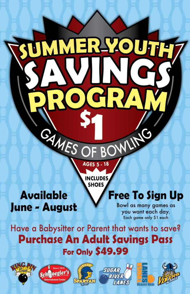 Summer Youth Savings Program $1 Games Of Bowling